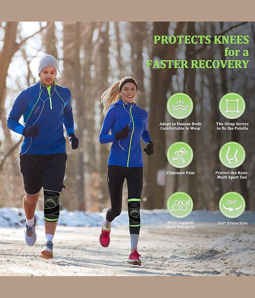 GEEO Sports Knee Supports ( Standard - Size ) view 2