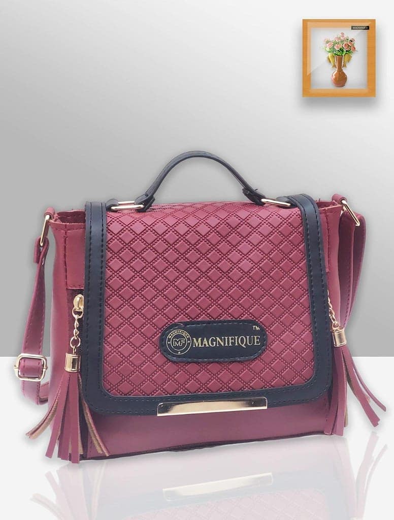 Magnifique Women's Hand/Sling/Side Bag/purse Polyurethane Western (Multicolor) view 2
