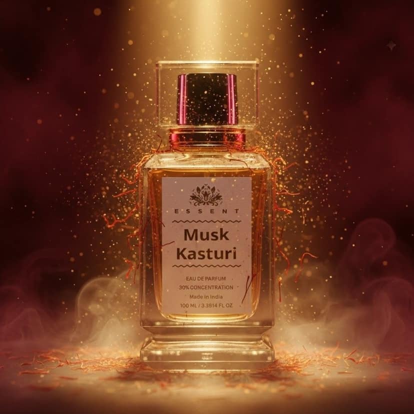 Essent Perfumes Musk Kasturi Eau de Parfum (EDP) – Traditional Kasturi Musk Long Lasting Perfume – Unisex Fragrance view 2