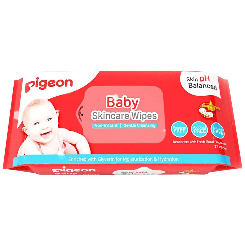 Pigeon Baby Skincare Wipes 72 Pcs