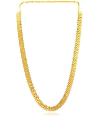 JIPPA - Golden Metal Necklace ( Pack of 1 )