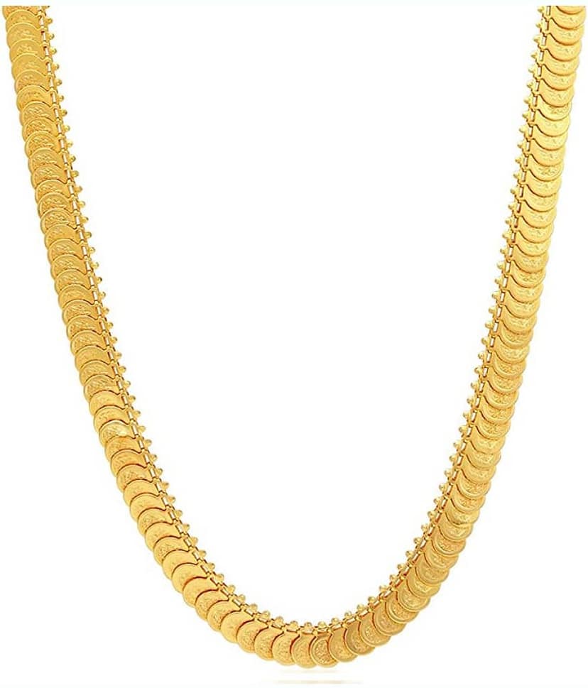 JIPPA - Golden Metal Necklace ( Pack of 1 ) view 2