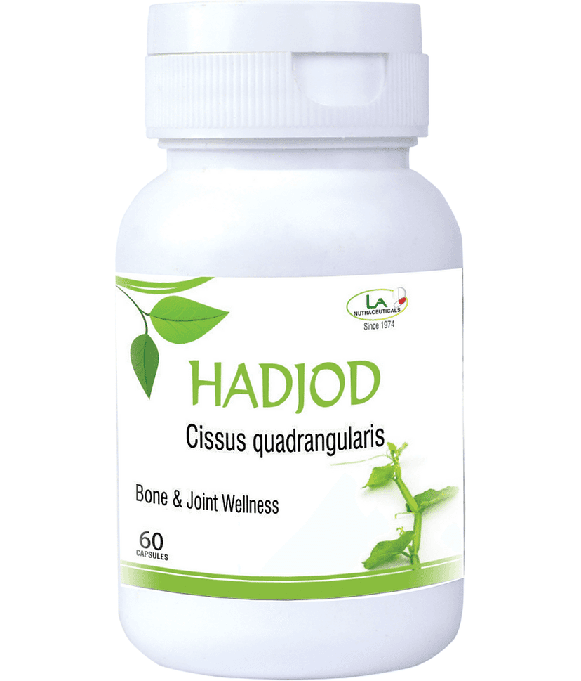 La Nutraceuticals Hadjod (Cissus) Extract Capsules (Pack of 2) Bone Health & Fracture Recovery Support