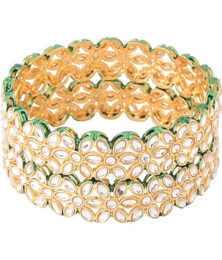 VIRAASI - Gold Bangle ( Pack of 1 )