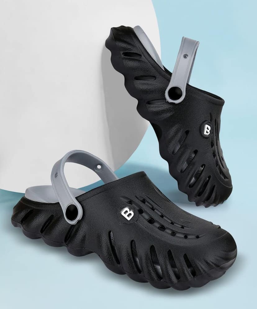 Bersache Extra Soft Classic Casual with Back Strap Regular wear with Ultra Soft & Flexibility Technology Clog for Kid's