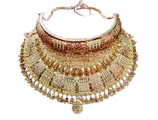 1 Gram Exquisite Gold Necklace with Intricate Detailing
