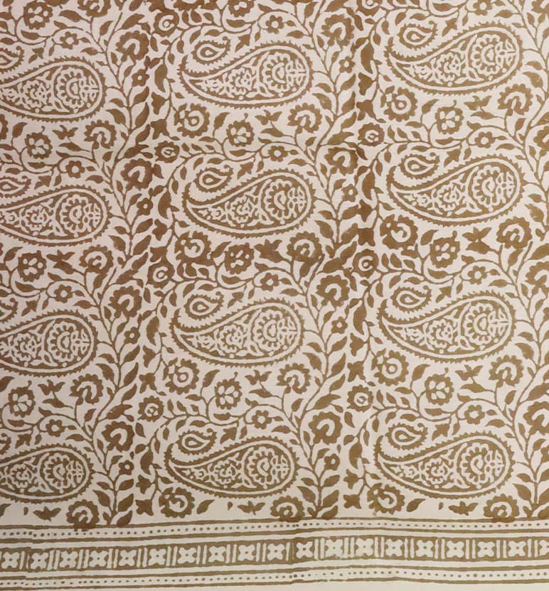 Hand Block Printed Bagh Cotton Suit – 3 Piece Unstitched view 4