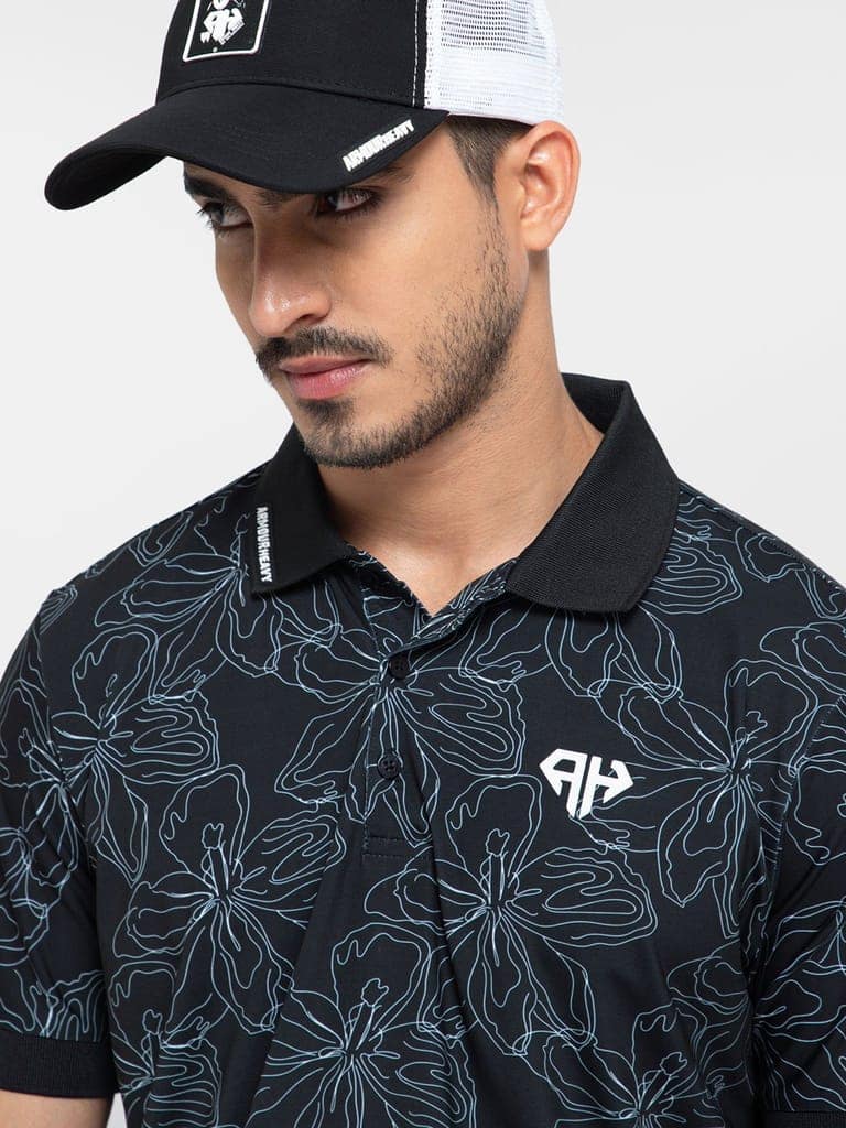 AH Ultra – Botanical Black Polo view 2