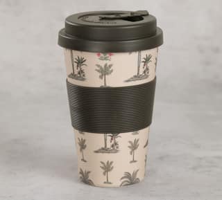 India Circus Chevron Palms Bamboo Frankie Cup