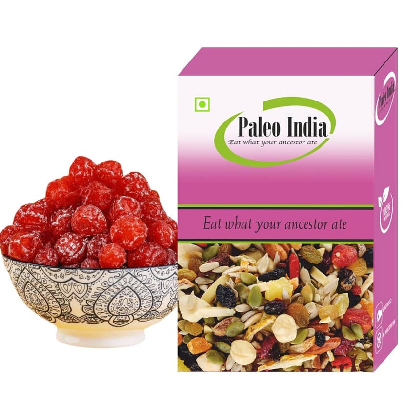 Paleo India 250gm Dried Roseberry| Premium Dried Roseberries Plum| Perfect for Snacking Baking|Fresh Flavor| Dry Fruits