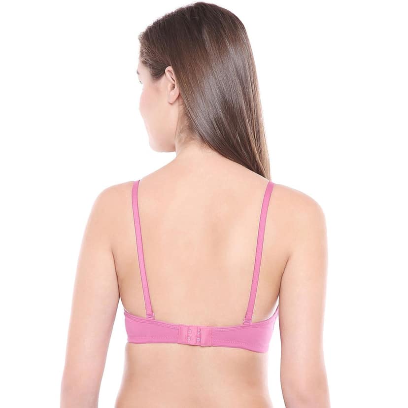 Bodycare Cotton Spandex Lightly Padded Non wired Seamless cup bra-Pack of 3 view 4