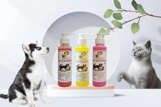 SWACCH Premium Shampoo for PET Shampoo (200ML) (Combo Pack of 3) Jasmine, Lemon & Rose