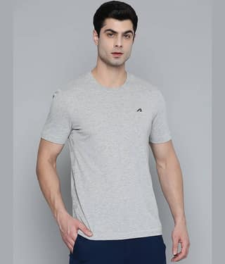 Alcis - Polyester Slim Fit Grey Men's Sports T-Shirt ( Pack of 1 )