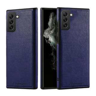 LIRAMARK PU Leather Flexible Back Cover Case Designed for Samsung Galaxy S22 Plus