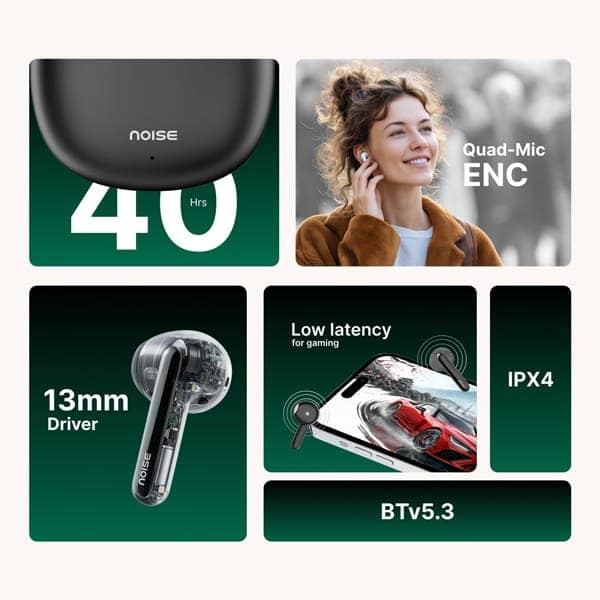 Noise Go Buds Wireless Earbuds view 7