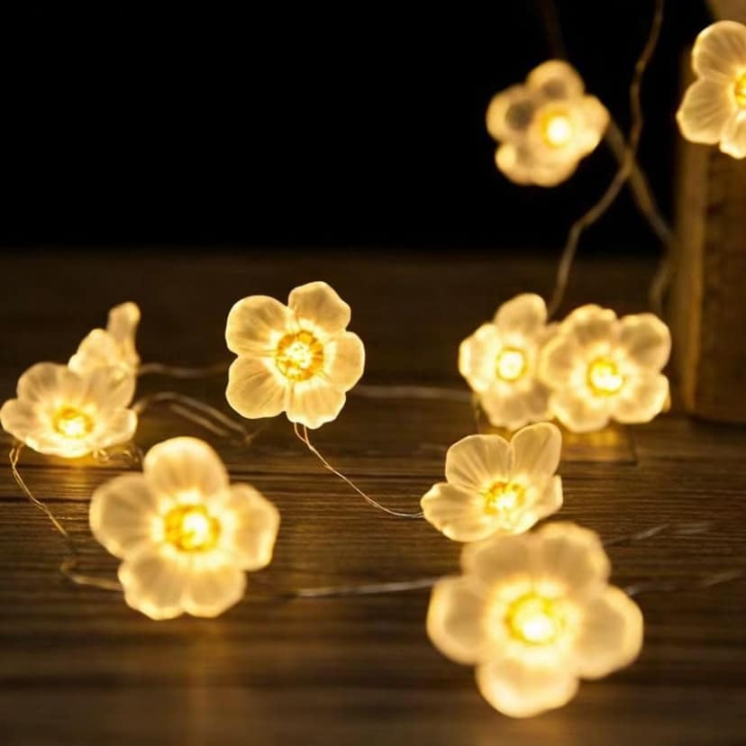 GLOWSERIE Flower LED String Light for Party & Room Decor view 2