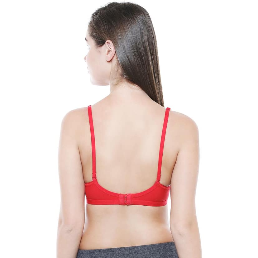 Bodycare Women Cotton Spandex Full Coverage Non Padded Regular Bra Pack - 2 E1575RES view 4