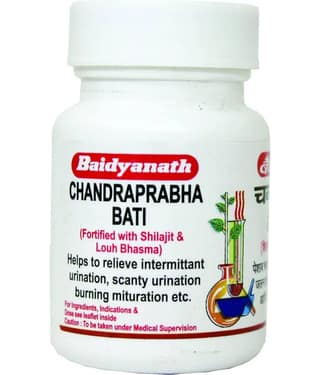 Baidyanath Chandraprabha Bati Tablet 80 No.S Pack of 4