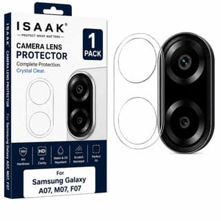 ISAAK Back Camera Lens Protector compatible for Samsung Galaxy A07/ Samsung Galaxy F07/ Samsung Galaxy M07 (Pack of 1)