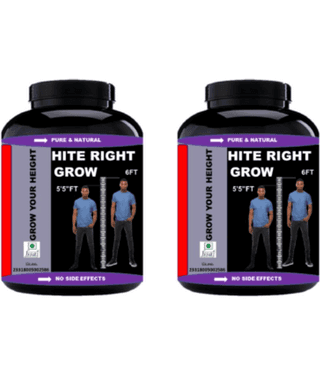 Hindustan Herbal HITE RIGHT GROW 0.2 kg Powder Pack of 2