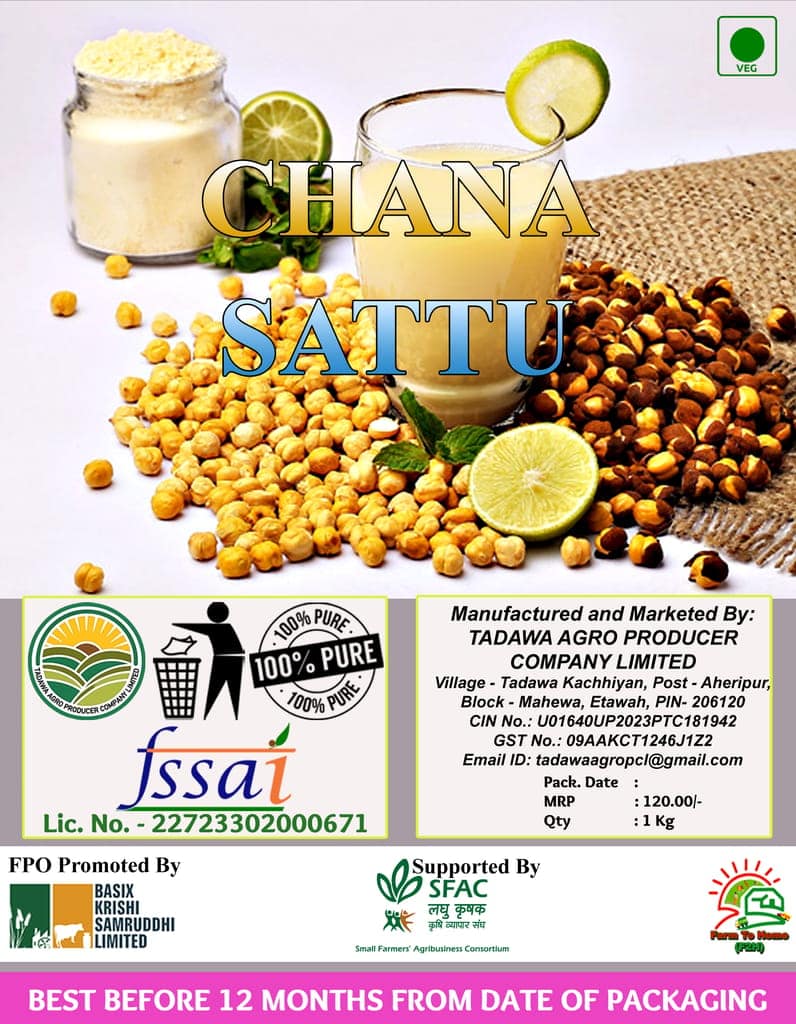 Chana Sattu | Gram Sattu | 1Kg (pack of 5) view 3