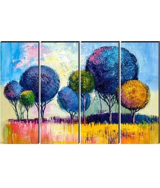 Saf Floral Painting Without Frame