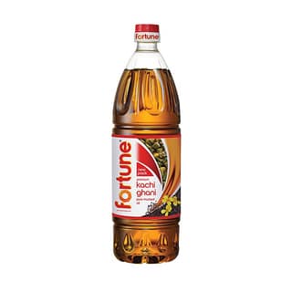 Fortune Premium Kachi Ghani Pure Mustard Oil - 500 Ml Bottle