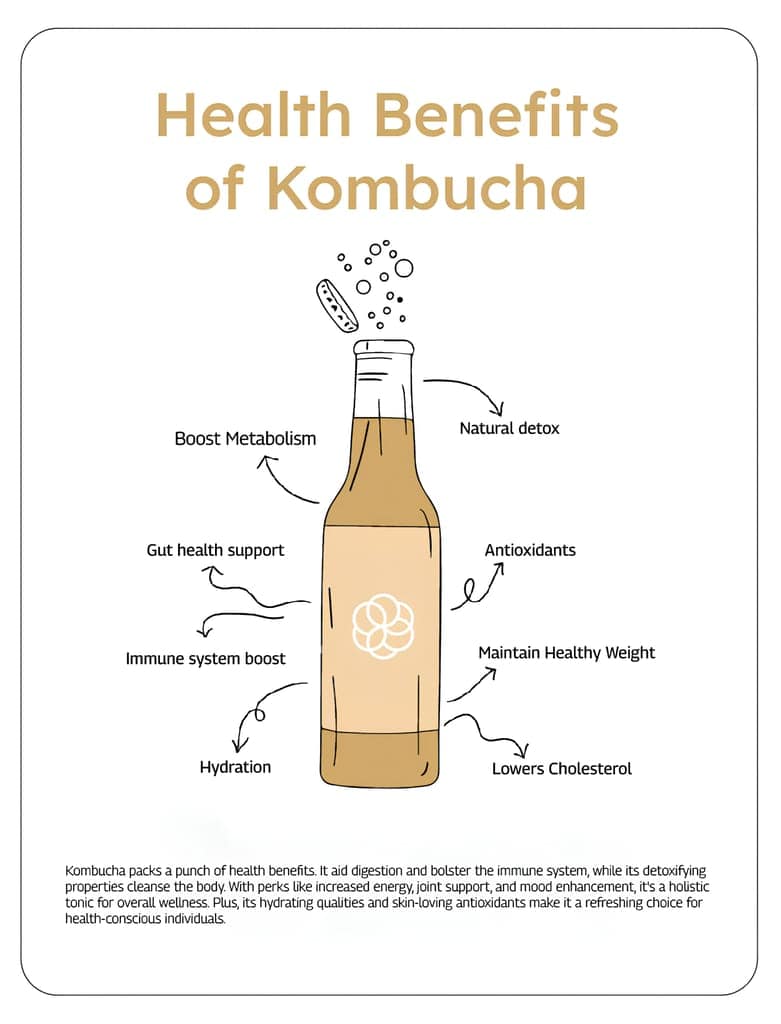 SBOOCH - Indian Sparkling Kombucha Tea | Koshimbir Flavor, All Natural | Gut Friendly | Antioxidant | Zero Preservatives | NO Artificial Flavors or Additives | Fermented Beverage Tea | 275ml (Pack of 6) view 5