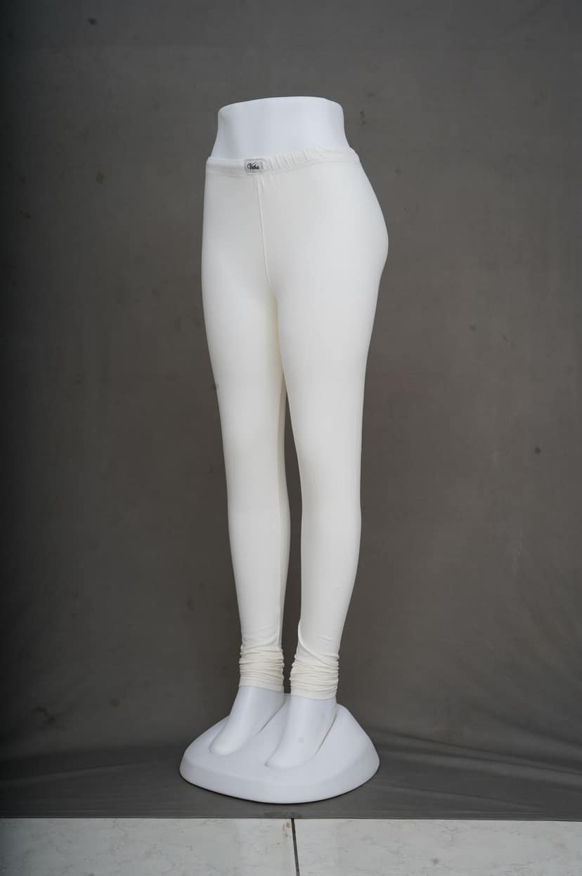 Women Off White Leggings