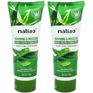 Maliao Soothing & Moisture Aloe Vera Face Wash - 130g (Pack Of 2)