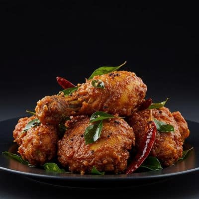 Chicken Karvepaku Vepudu W or B