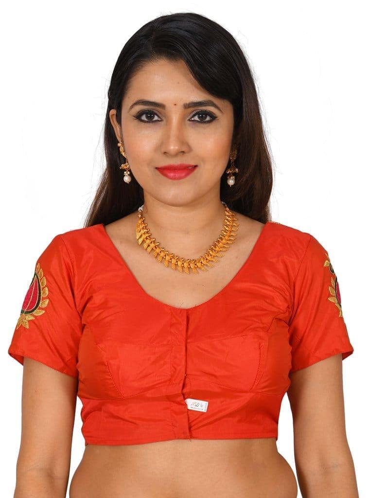 Embroidery Blouse Red view 2