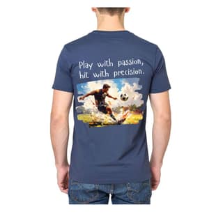 Trishoolin Sports Theme T-Shirt | Design 10410MB | Cotton Regular Fit | Crew Neck / Round Neck Half Sleeve | Pack of 1