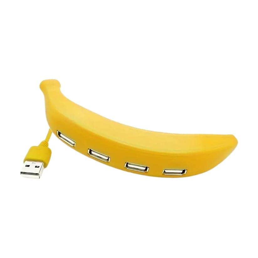 Banana Shape 4 Port USB Hub | 2.0 Hub USB Splitter view 4