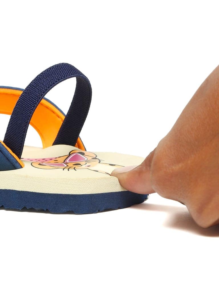 Premium Leo V-Shape Flip-flops With Adjustable BackSupport - Beige (Unisex) view 7