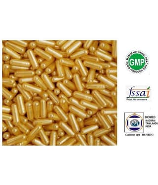BioMed Empty Gelatin Capsules Golden Capsule 1000 no.s