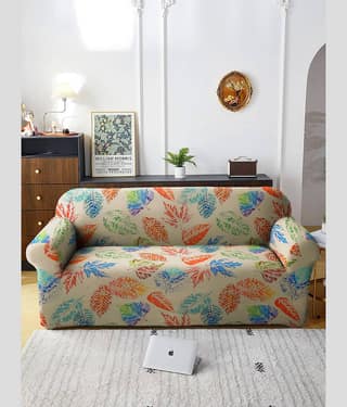 Cortina 3 Seater Polyester Sofa Cover ( Pack of 1 )