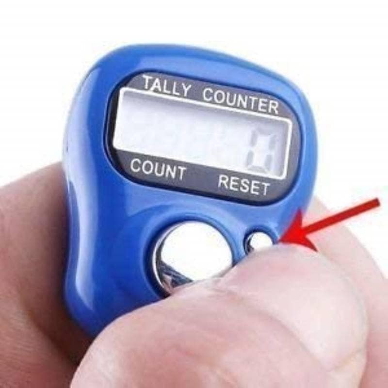 Digital Finger Tally Counter with LCD Screen and Adjustable Strap | Compact Handheld Electronic Clicker | Daily Use & Inventory Tracking view 2