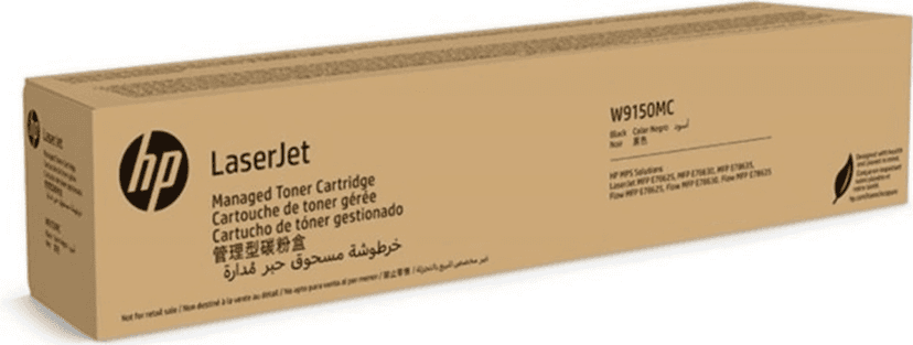 HP W9150MC Black Toner Cartridge Compatible with HP Color LaserJet Managed Enterprise Printer Series view 2