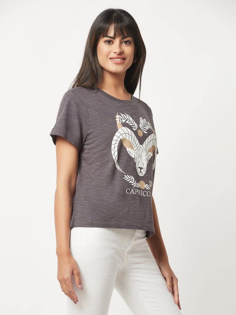 Capricorn Zodiac Sign T-Shirt view 2