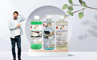 Home Care Combo Floor Cleaner Jasmine, Liquid Detergent Lavender & Fabric Whitener (500ML) (Pack of 3)