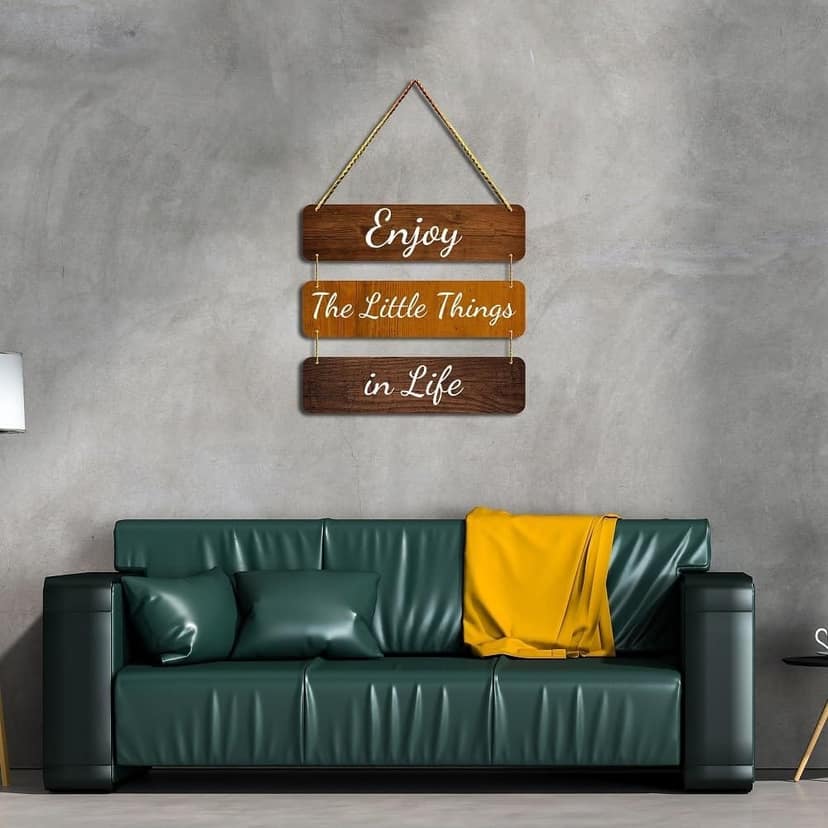 Wall Hangings for Home Decoration Items for Living Room Decor Welcome Home Wall Hanging for Home Office Decoration Handmade Craft Decorative Wall Art (WH2205) view 2