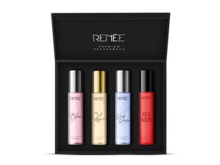 RENEE Women's Premium Perfume Gift Set Combo Pack of 4 Eau De Parfum - 15ml Travel-size Bottles, Long Lasting Scents of Floral, Fruity & Spicy Notes