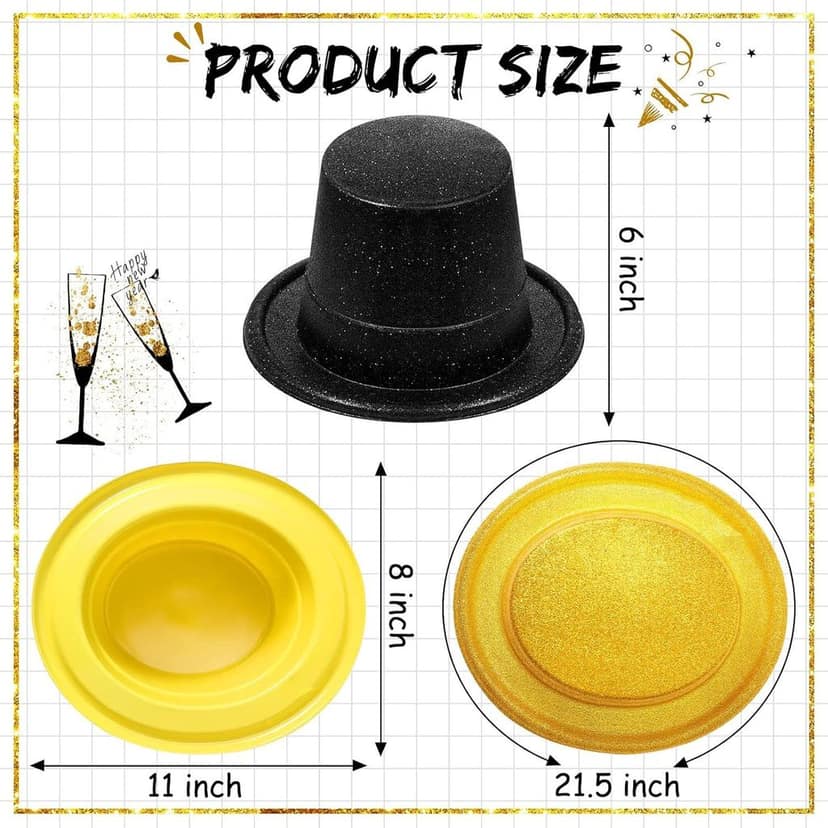 Glitter Top Hats view 2