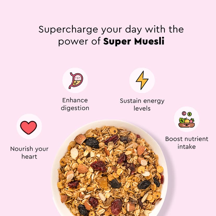 nourish you Super Muesli - Fruit & Nut view 4