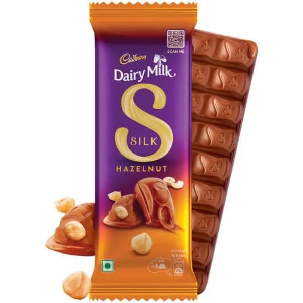Cadbury Dairy Milk Silk Hazelnut Chocolate Bar 143 Gms
