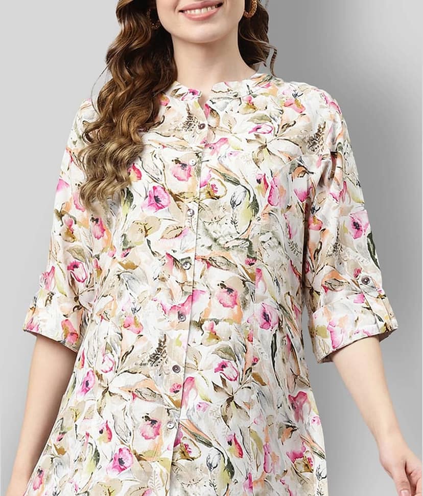 Divena Women's Rayon Tunic ( Multicolor ) view 2