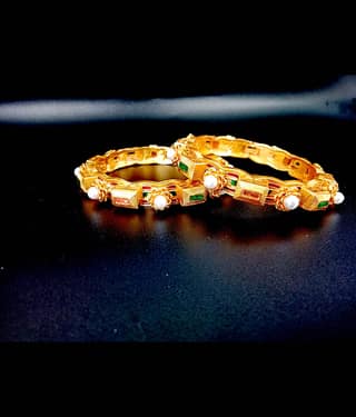 shankhraj mall Traditional Gold Plated Designer Bangles Jewellery For Women / Girls-100347