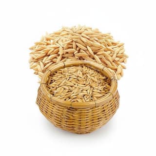 Natural Raw Paddy Rice - 5 kg - One basket of raw paddy rice