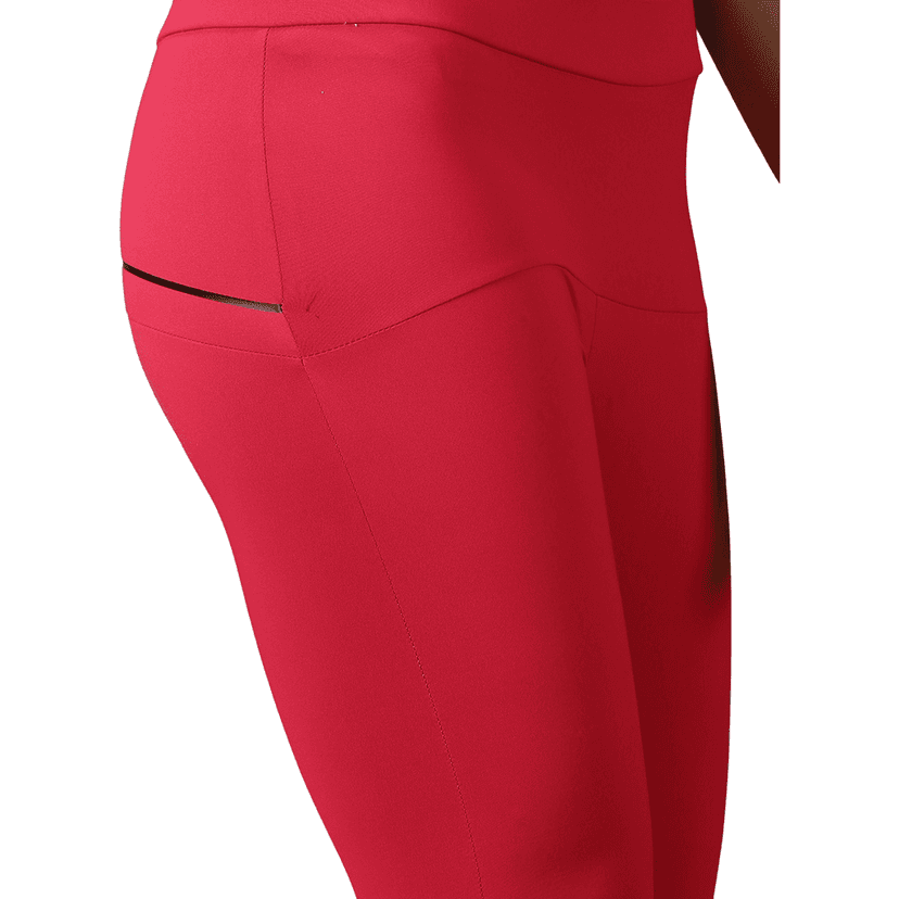 DOMIN8 Women's Elastic waist Slim fit training Tights with Zipper pocket view 5